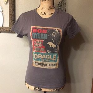 Lucky Brand Gray Bob Dylan Graphic Tee